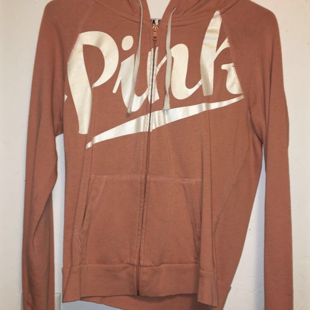 pink zip up jacket